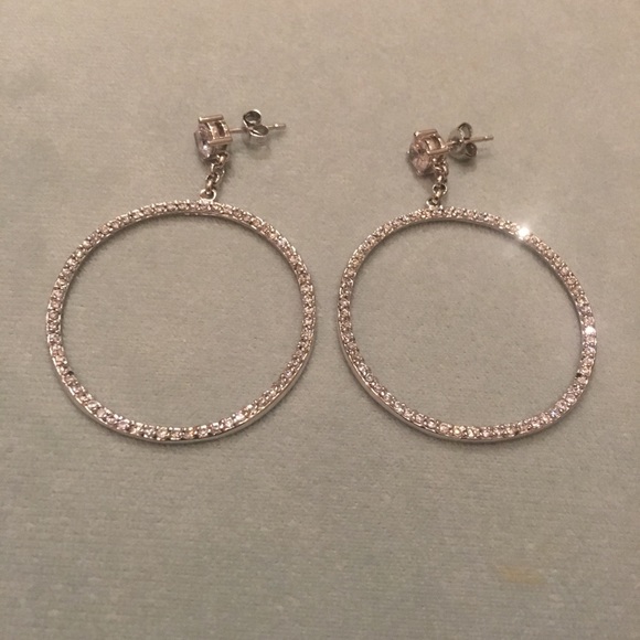 Jewelry - Cubic Zirconia Hoop Earrings
